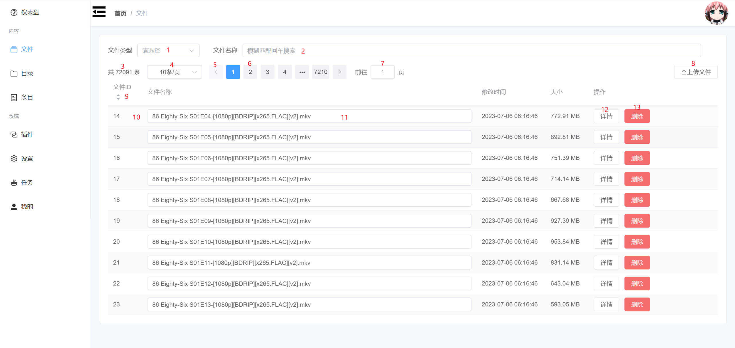 Ikaros Console File Manager